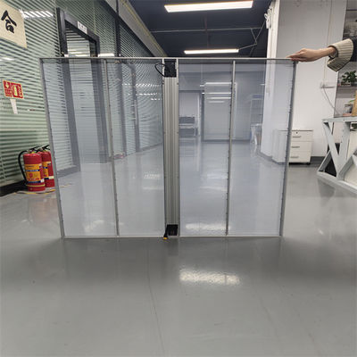 Outdoor Grille Transparent Led Screen P3.91Mesh Large Indoor Advertising Glass Window Easy Installation Led Grille Screen