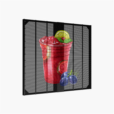 Transparencia 1000*1000mm Renta de pantalla de parrilla exterior Led Transparente El precio de la pantalla P3.91 Pantalla Led Transparente