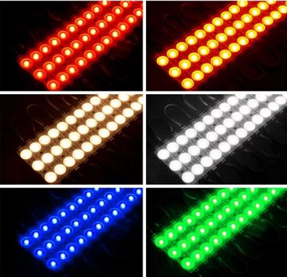 Módulo LED Samsung de material PC para letreros, 12V 1.5W SMD 2835, un solo color para publicidad exterior