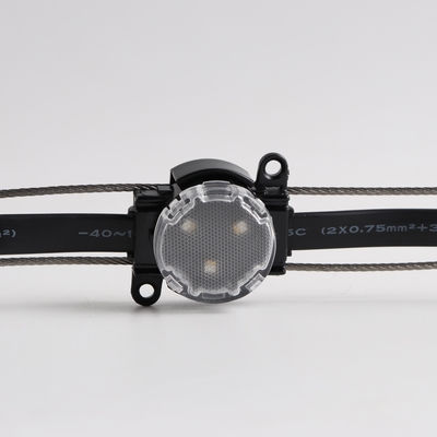 Luz de punto de píxel LED a prueba de agua RGB Controlador inteligente Fuente de luz de punto colorido con material de cuerpo de PC