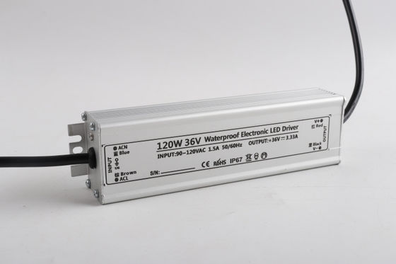 24V IP67 Waterproof 120W LED Driver Transformer Switching Power Supply for Building Facade Point Lights