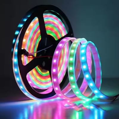 Smart Flexible RGB LED Strip Lights WS2811 Direccionable individual con control de la aplicación 12V/24V Iluminación para la decoración del hogar
