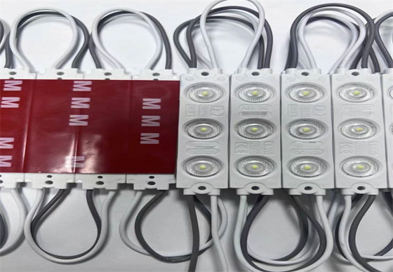 Modulo de luz LED de alta luminosidad SMD2835 180LM RGB 1.2W DC12V para publicidad exterior y interior