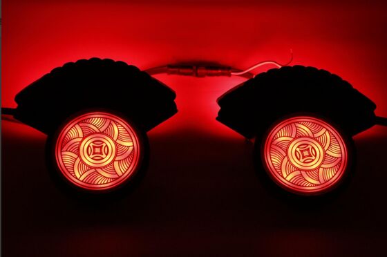 Venta directa de fábrica Luces de feria de alta calidad 50mm DC24V IP67 RGBW Luces de punto Led Parque de diversiones Luces de led