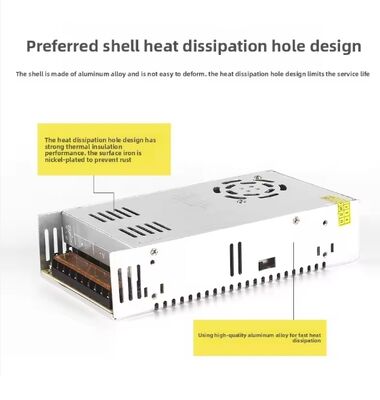 Transformador de alimentación de CA a CC 12V 10A 20A 30A para lámparas LED