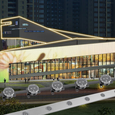 Outdoor Facade IP67 Waterproof 30mm Linear Light Flexible Building Lighting LED Point Light Source