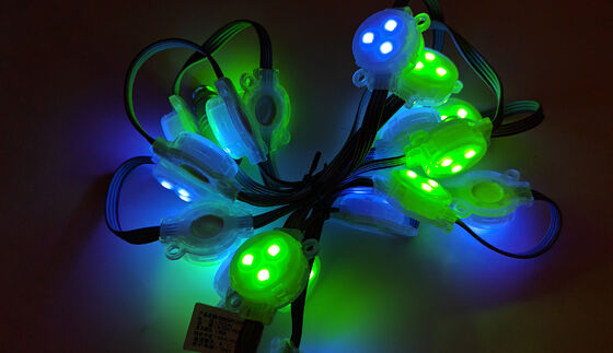 Luz de Punto LED Hogar RGB Luz de Punto LED Color Completo 30mm DC12V IP67 Luces de Píxel LED Impermeables