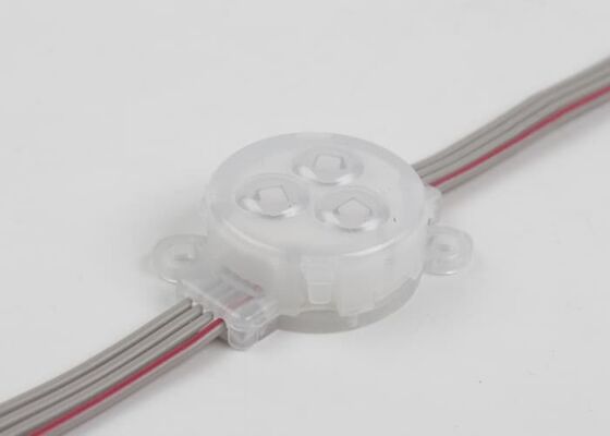 30mm DC12V Luz de punto LED RGB exterior IP67 Inodoro Luzes de píxel LED