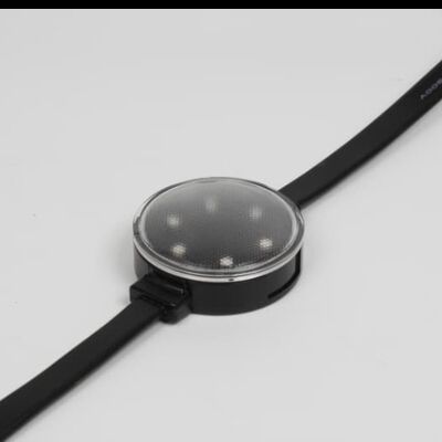Luz LED de punto flexible SMD3535 IP67 impermeable de 50 mm y 24 V con ángulo de haz de 120° y material de PC