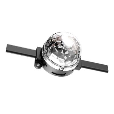 Fuente de luz de punto LED exterior IP67 12V 1W de larga distancia resistente al agua 40mm Pixel RGB