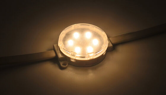 Luz puntual de píxeles de 50 mm 1800K-6500K DMX512 IP67 a prueba de agua con ángulo de haz de 120° para exteriores