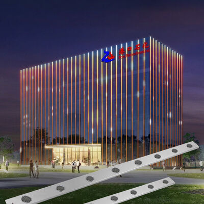 DC24V 50mm RGB Full Color LED Point Light IP67 a prueba de agua para decoración de paredes exteriores