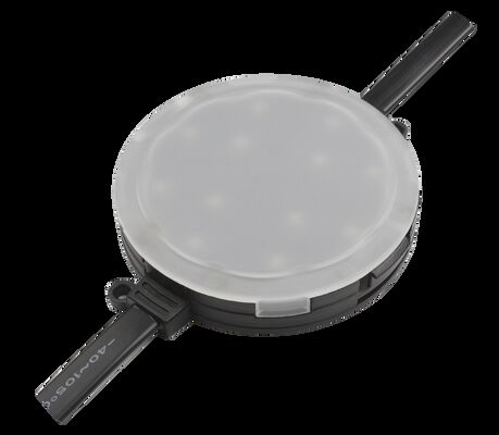 Luz de punto de píxel de 80 mm RGBW DC24V DMX512 IP67 a prueba de agua 120° Ángulo de haz Resistente a los rayos UV