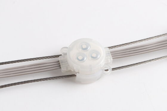 30mm 12V SMD3535 IP67 LED impermeable Luz de punto Flexible 120 ángulo de haz de PC Iluminación de material