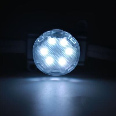 Luz LED puntual duradera e impermeable con diámetro de 30 mm y alimentación DC24V, con componentes LED SMD3535 brillantes y de bajo consumo