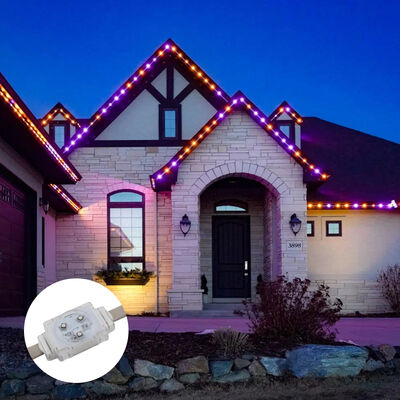DC48V 40mm RGB Full Color LED Point Light IP67 a prueba de agua para decoración de paredes exteriores