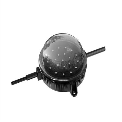 Punto de luz LED RGBW resistente al agua IP67 de 100 mm con control DMX512 para iluminación de fachadas exteriores