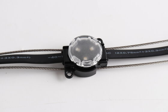 Luz de punto LED RGBW solar IP67 a prueba de agua 30 mm DC12V para iluminación de paisajes de edificios al aire libre