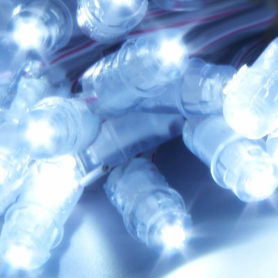 Luz blanca del pixel 0.1W LED de la haba 9m m del milagro de los colores