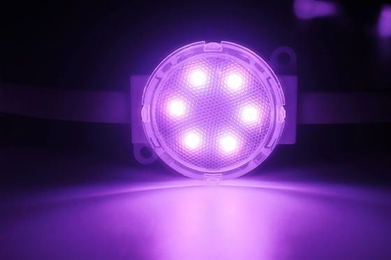 IP67 pixel de la prenda impermeable 1.5W DC 24V 40m m RGB LED