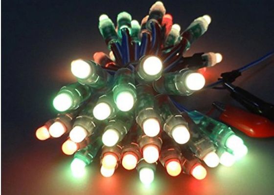 El pixel DC5V de la haba 12m m 0.3W RGB WS2811 1903 Digitaces del milagro llevó la luz del pixel para la decoración de la Navidad