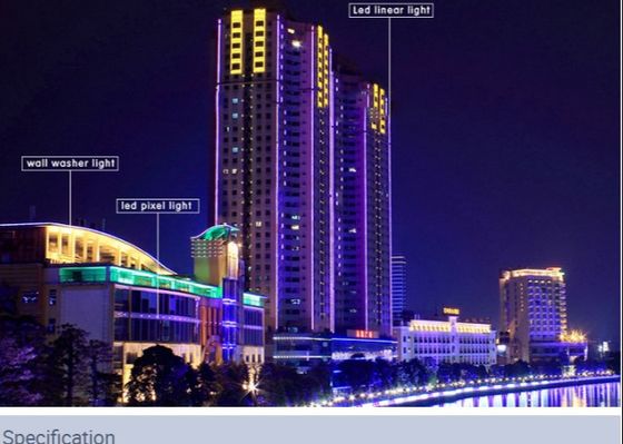 40M M direccionables 50M M Dmx Rgb llevaron la iluminación de Logo Light Sign Led Amusement del punto del pixel