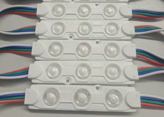 5050 que Smd 3 llevó el módulo de la inyección LED del módulo 0.75w 12v Ip67 RGB llevaron el módulo de la luz de tira