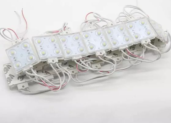 el cuadrado 12V llevó el módulo para hacer publicidad del módulo llevado blanco al aire libre del contraluz de la caja 4leds 1w