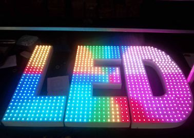 Letra de canal al aire libre del LED que hace publicidad de las muestras del LED para la compañía, 1 metro de alto