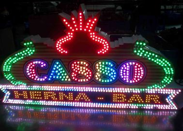 Bulding/la decoración del  que hace publicidad del LED firma con la sola lámpara 9m m del color 12m m