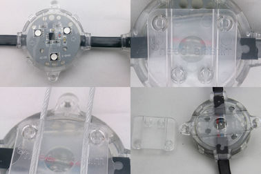Prenda impermeable ligera de acero IP67 de la instalación 45m m RGB IC SM16716 del alambre