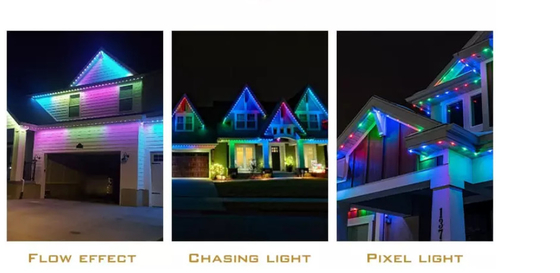 El pixel permanente Rgb RGBW del parque de atracciones de las luces de la Navidad de la luz WS2811 2904 Ic del día de fiesta 30m m llevó la luz del punto